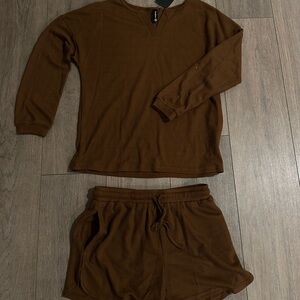 Pajama shorts set